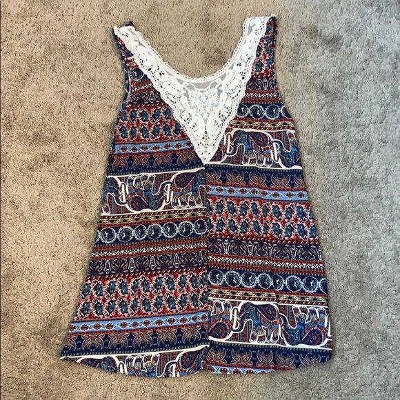 Tops - Boho print shirt